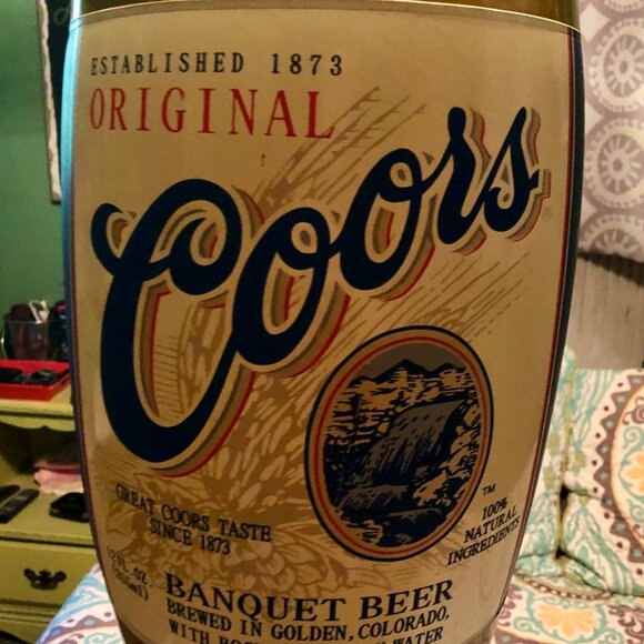 Coors Inflatable Blow Up Man Cave Garage Bar Beer Advertising Bottle - Picture 1 of 7